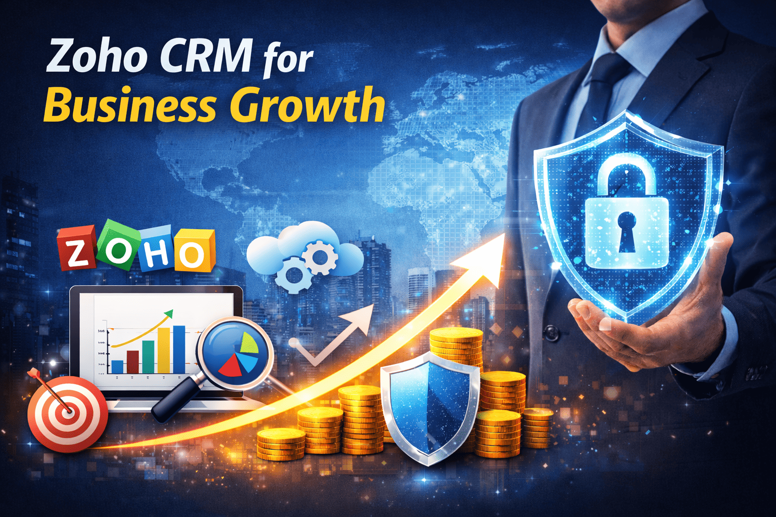 how zoho crm support business