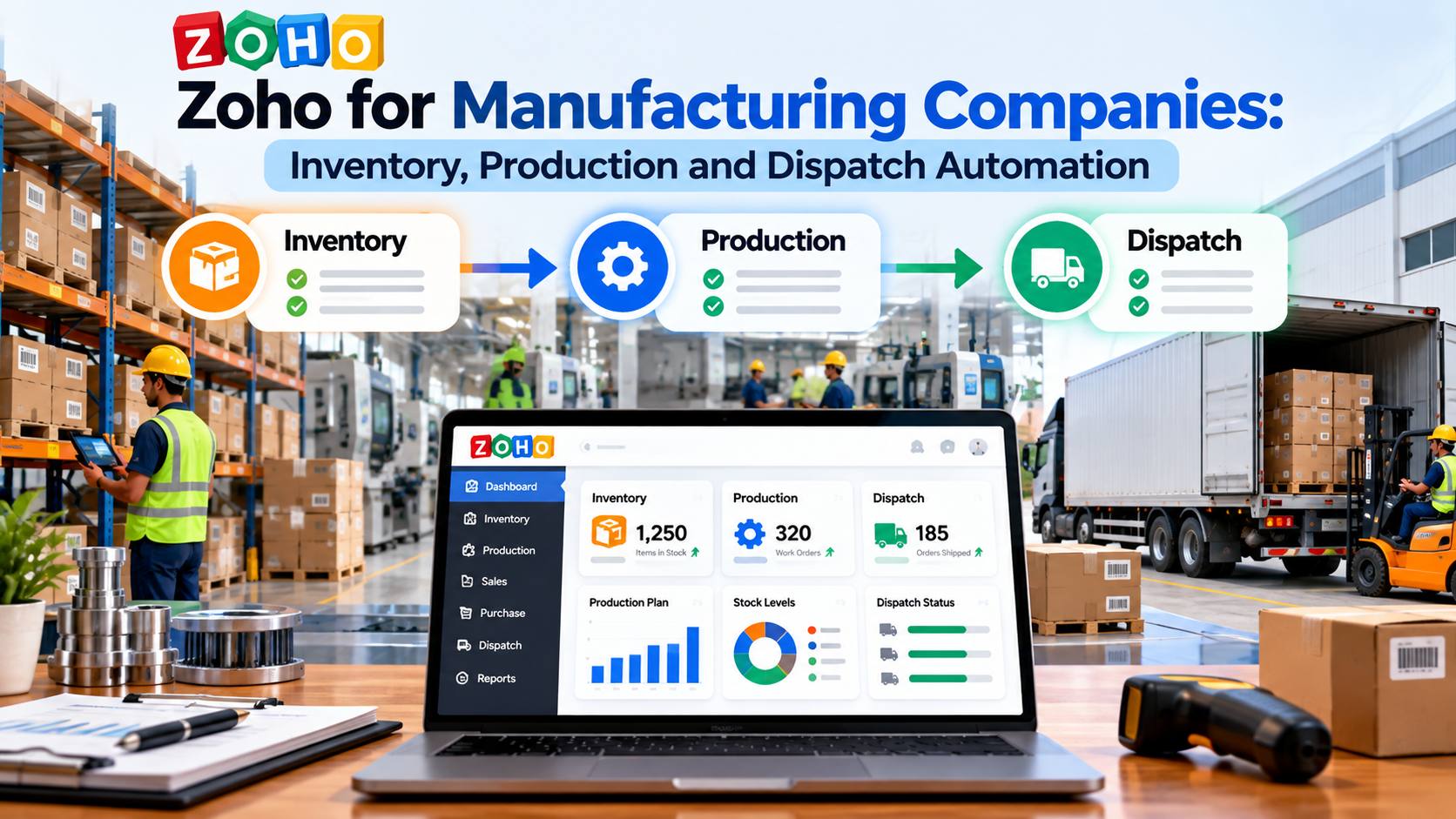 zoho for manufacturing
