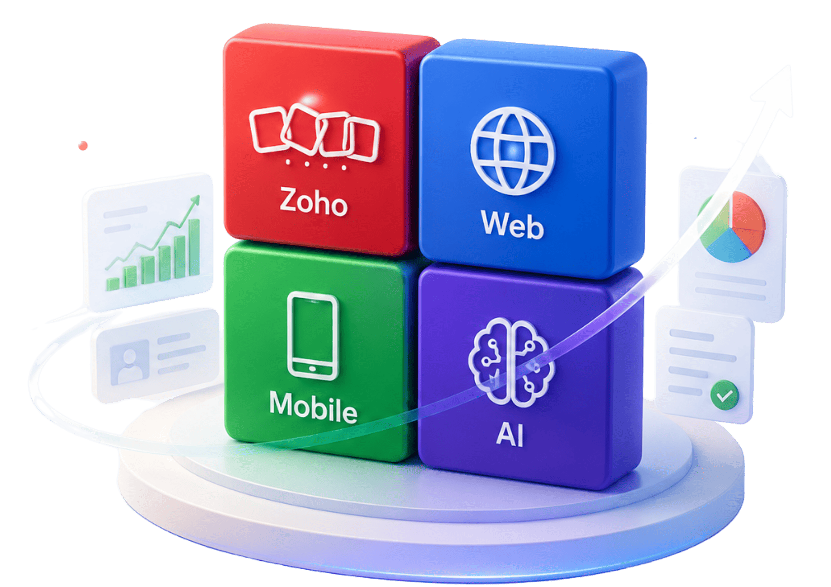 Zoho Web Mobile AI solutions